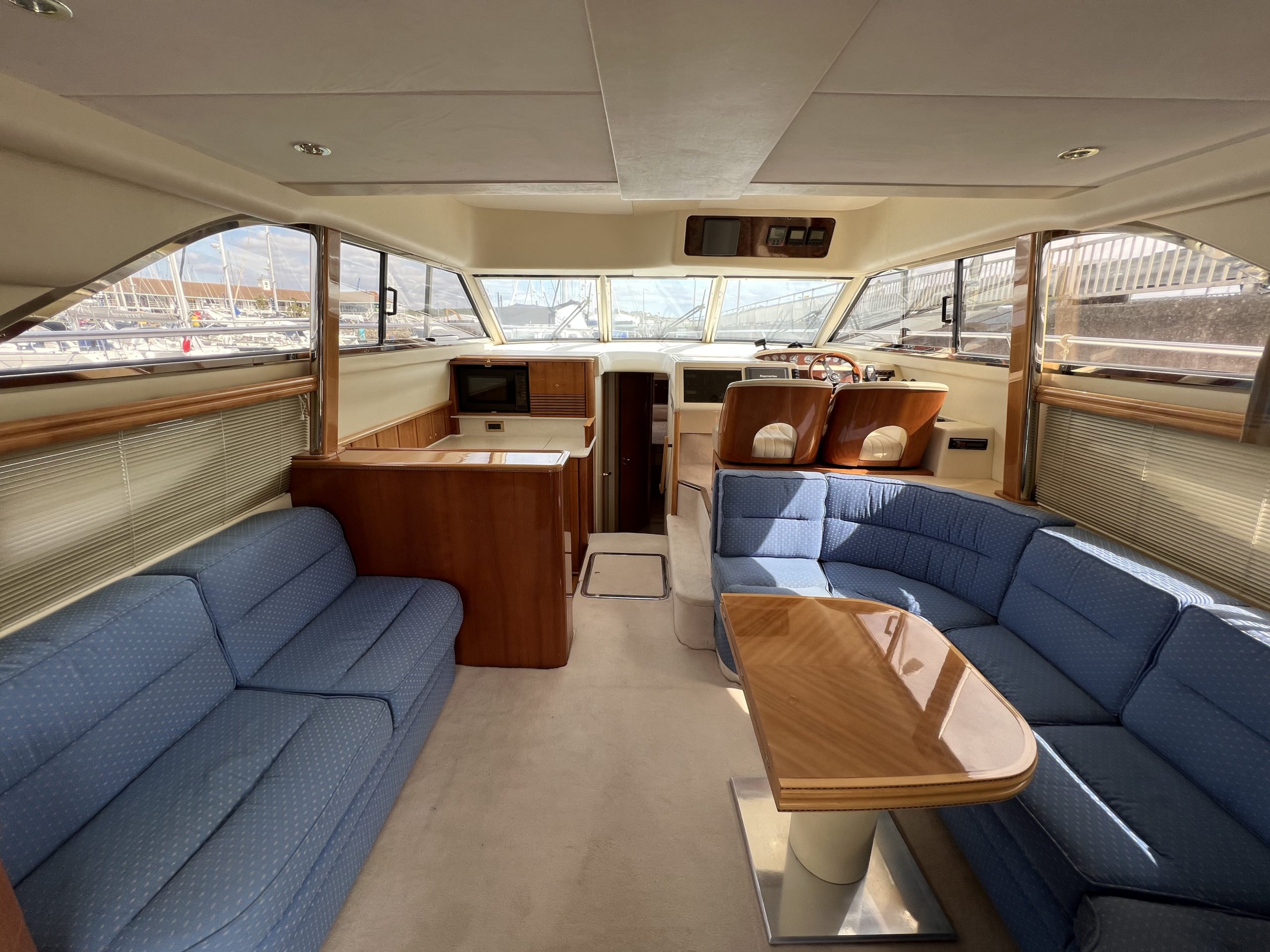 Princess 460 showing the saloon before refit