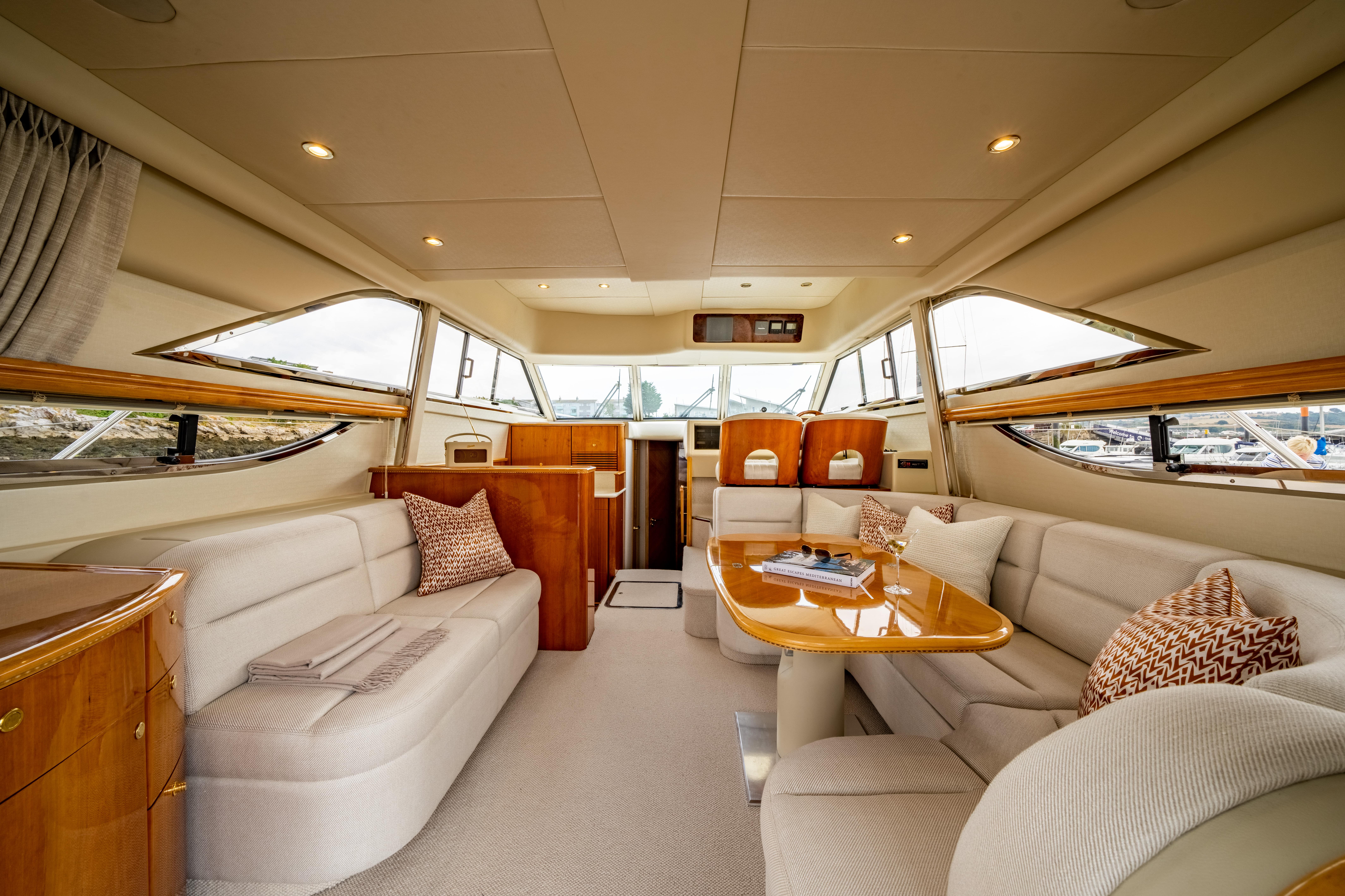 Princess 460 showing the saloon after refit